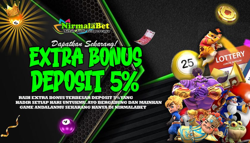Slot Jackpot Banyak Bonus Freebet di NIRMALABET